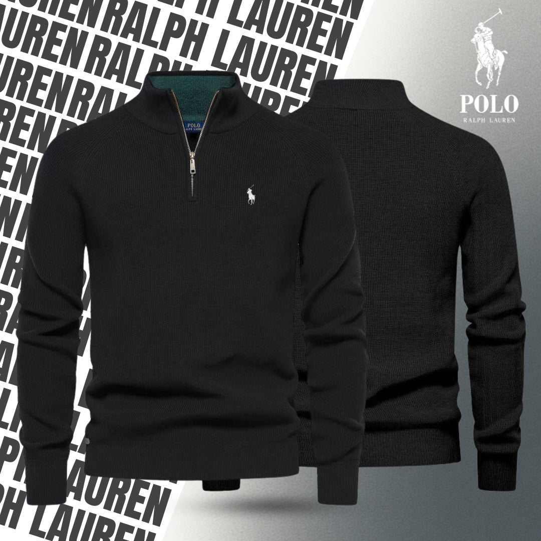 RL Zipped Collar Sweater